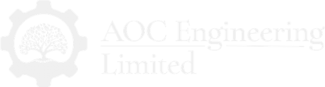 AOC Engineering Limited White Logo